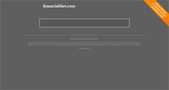 Desktop Screenshot of financialdiet.com